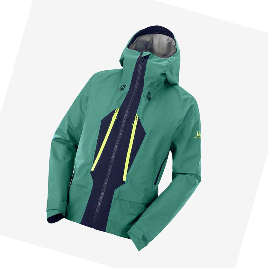 Chaquetas Salomon OUTPEAK GORE-TEX WATERPROOF 3L Hombre Verdes | MX 3276NWY